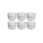 IKEA Mini Boy Reçellik 6 Adet Saydam Cam Yükseklik: 3.5 Cm Çap: 5 Cm