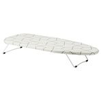 IKEA Mini Ütü Masası, Siyah-Beyaz MeridyenDukkan 73x32 Cm Çelik-Asılabilir