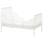 IKEA Mınnen Luröy Beyaz 80x200 cm Uzayabilen Çocuk Karyolası