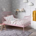 IKEA MINNEN/LURÖY uzayabilen çocuk karyolası açık pembe - 79418806
