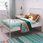 IKEA MINNEN/LURÖY uzayabilen çocuk karyolası beyaz - 29123958