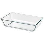 IKEA Mıxtur Saydam Cam 27x18 cm Fırın Servis Kabı