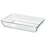 IKEA Mıxtur Saydam Cam 35x25 cm Fırın Servis Kabı