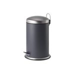 IKEA Mjösa Çöp Kutusu, Koyu Gri, 12 Lt Pedallı