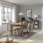 IKEA MÖRBYLANGA yemek masası meşe kaplama-kahverengi - 50386245