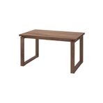 IKEA MÖRBYLÅNGA yemek masası, meşe kaplama-kahverengi, 140x85 cm, 4-6 kişilik