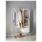 IKEA Mulıg Beyaz 99x151 cm Ayaklı Askılık