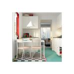 Ikea Mutfak Masası Takımı, Beyaz-Çam, 4 Sandalyeli, Sabit, 125X74 Cm