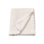 IKEA Nemostore Gulsparv Bebek battaniyesi beyaz 70x90