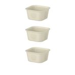 IKEA NOJIG kutu, bej, 10x10x5 cm (3 ADET)