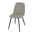 IKEA NORDMANSSKAR döşemeli sandalye siyah-Tonerud gri - 99618215