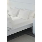IKEA Nordruta 180x200 cm Beyaz Çift Kişilik Lastikli Çarşaf