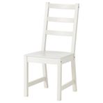 IKEA NORDVIKEN ahşap sandalye beyaz - 00369111