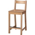 IKEA Nordvıken Bar Sandalyesi Antika Vernik 62 cm - Ahşap