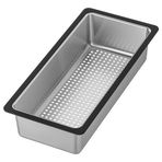 IKEA Norrsjon Paslanmaz Çelik 42x19x9 cm Eviye Süzgeci