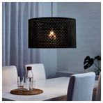 IKEA NYMÖ abajur başlığı siyah-pirinç rengi - 60377207