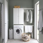 IKEA NYSJÖN çamaşır makinesi dolabı beyaz - 10496477