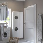 IKEA NYSJÖN kirli çamaşır dolabı beyaz - 40496471