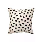 IKEA Oddny Kırlent Kılıfı, Kırık Beyaz-Siyah Nokta Deseni, 50X50 Cm 405.238.27