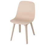 IKEA Odger Beyaz Bej Sandalye