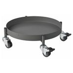 IKEA OLIVBLAD tekerlekli saksı altı koyu gri - 00585577