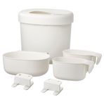IKEA ÖNSKLIG stor Sepetler Değişen TBL 4'lü Set, Beyaz