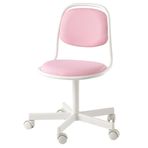 IKEA Örfjall Beyaz Vissle Pembe Çocuk Çalışma Sandalyesi