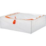 Ikea Parkla Kutu Beyaz-Turuncu 55x49x19 Cm 50395382
