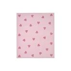 IKEA Pembe Kalp Desenli Çocuk Oda Halısı, MeridyenDukkan 133x160 cm Kauçuk Kaymaz Taban