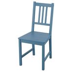 IKEA PINNTORP ahşap sandalye çam-mavi - 30635175