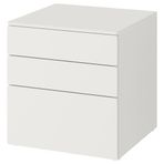 IKEA PLATSA/SMASTAD çocuk şifonyeri beyaz - 99387521