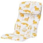IKEA POANG çocuk koltuk minderi sarı-beyaz - 30597687