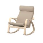 IKEA POANG sallanan koltuk kelinge bej-huş - 89625853