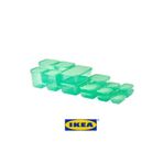 IKEA PRUTA 17’li Saklama Kabı – Gıda Saklama Kutusu – Buzdolabı & Mikrodalga Uyumlu