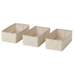 IKEA PURRPINGLA kutu seti bej - 00612260