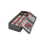 IKEA QUİCK Fermuarlı Bölmeli Saklama Kutusu 90x30x15 Cm Düzenleme Kutusu Polyester Organizer Kutu