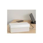 IKEA QUİCK Kapaklı Kablo Düzenleme Kutusu 32x14x12 Cm Plastik Kablo Düzenleyici Organizer Beyaz
