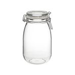 IKEA QUİCK Sızdırmaz Kapaklı Cam Kavanoz 1,8 Litre Saklama Kavanozu Şeffaf Turşu Kavanozu Çap 12,5 Cm