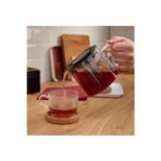 Ikea Quick Süzgeçli Cam Demlik Hacim 600 Ml Şeffaf Bitki Çayı Demliği Yükseklik 10 Cm Çaydanlık