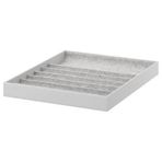 IKEA Raf İçi Bölmeli Ünite Açık Gri Ölçü 40x53x5Cm MeridyenDukkan Takı-Gözlük-Saat Düzenleme Kutusu Yumuşak Keçe