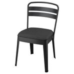 IKEA RAMSNAS döşemeli sandalye antrasit-Vissle koyu gri - 90636445