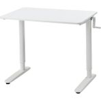 Ikea Relatera Çocuk Çalışma Masası 90 x 60 cm Beyaz Yükseklik Ayarlı Askı Aparatlı