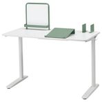 IKEA RELATERA çocuk çalışma masası beyaz-açık gri-yeşil - 29607376