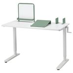 IKEA RELATERA çocuk çalışma masası beyaz-açık gri-yeşil - 79607374