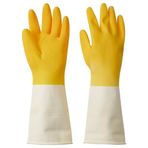 IKEA RINNIG temizlik eldiveni parlak sarı-kırık beyaz - 70565854