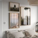 IKEA RÖDALM ahşap çerçeve meşe görünümlü - 40566398