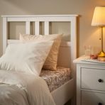 IKEA RODGERSIA lastikli çarşaf gri-beyaz - 80579515