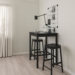 IKEA RÖNNINGE bar masası ve tabure seti siyah - 49442332