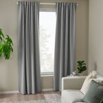 IKEA ROSENMANDEL karartma perde/2 kanat gri - 00536247