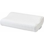 IKEA Rosenskarm Ergonomik Yastık Beyaz 33X50 cm Yan Sırt Üstü Uyuyanlar Için Hafızalı Visco Konforlu Uyku Desteği - 50 x 33 cm